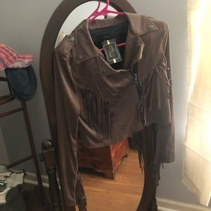 Brand new with tag suede jacket